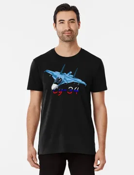 Russian Sukhoi SU-34 Fighter-bomber Strike Aircraft T Shirt. New 100% Cotton Short Sleeve O-Neck Casual Mens T-shirts Size S-3XL - Aliexpress - FashionsVida