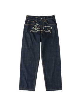 Daicock Printed Baggy Jeans - Rinse
