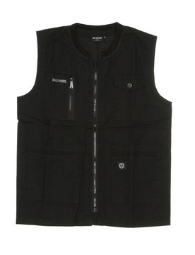 Smanicato Uomo Gilet Ripstop Black
