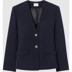 Blazer de mujer sastre entallado con botones marineros