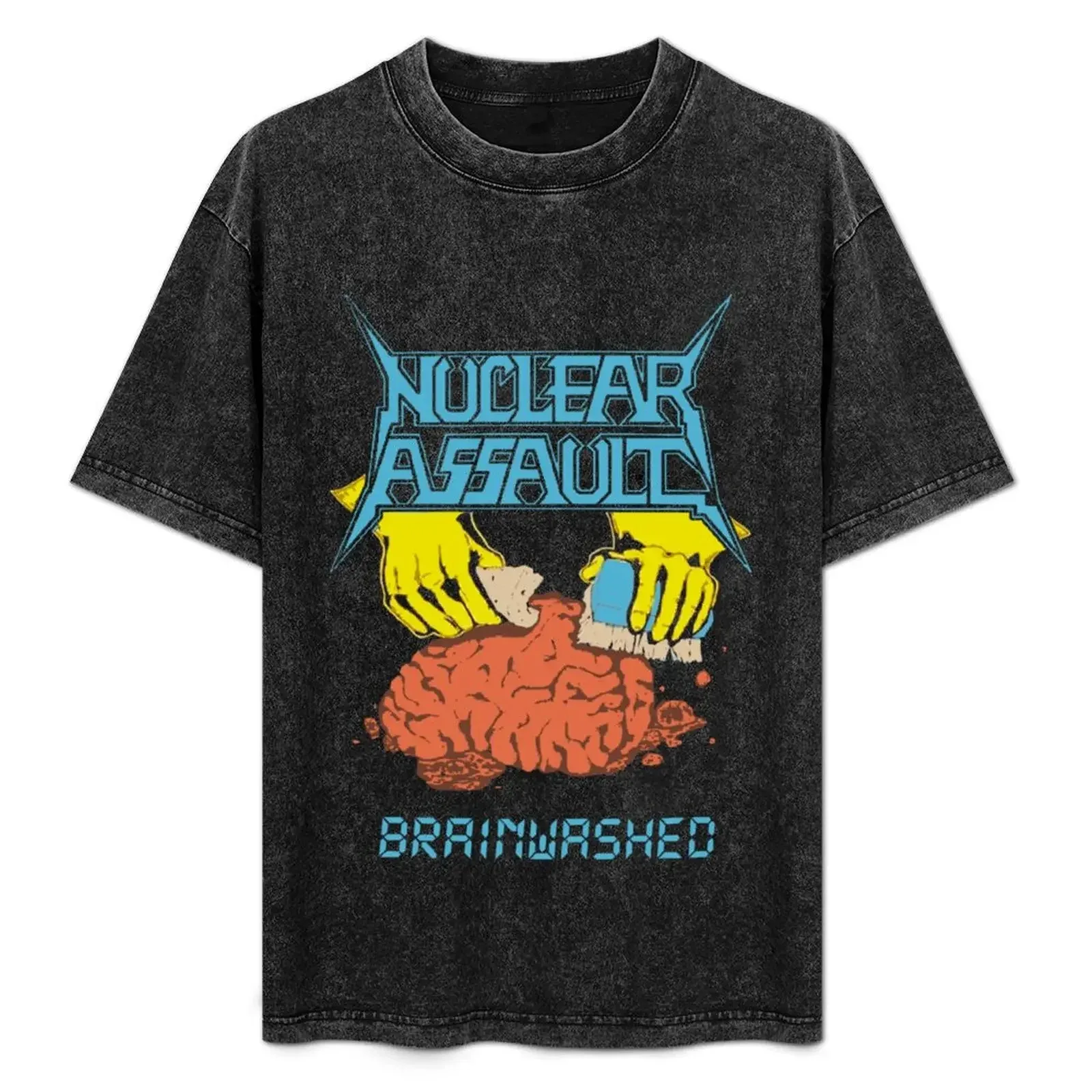 Nuclear Assault - Brainwashed T-Shirt Essential Solid Color T-Shirt - Aliexpress - FashionsVida