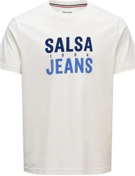 Camiseta de hombre con branding slim fit - Salsa Jeans - FashionsVida