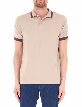SUN68 Polo in cotone BEIGE L