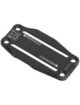 Einstellplatte für Bindungen ATK R17 30 Mm Heel Plate schwarz