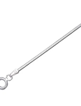 Dive Silver Catena Square Snake Box - Dive Silver - FashionsVida