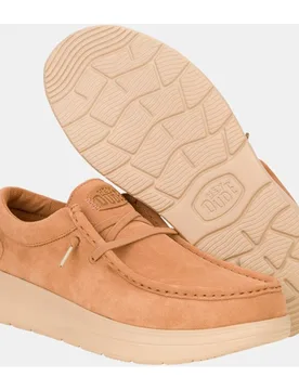 Zapato de cordones de hombre en ante - HeyDude - FashionsVida