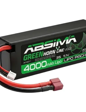 Batterie Greenhorn Vol.2 Low Profile Lipo 11.1v-40c 4000 Hc Black / Green One Size unisex