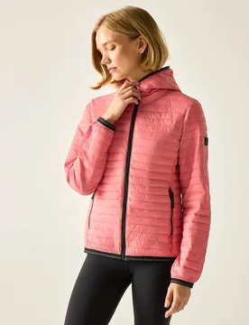 Women's Rigain Lightweight Quilted Water-Repellent Jacket in Peach Size: 14 - Peach - Size: 14 - Regatta - FashionsVida