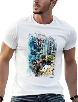 Athens street T-Shirt t shirt man casual t shirts for man cotton funny t shirts cotton 100% T-shirt - Aliexpress - FashionsVida
