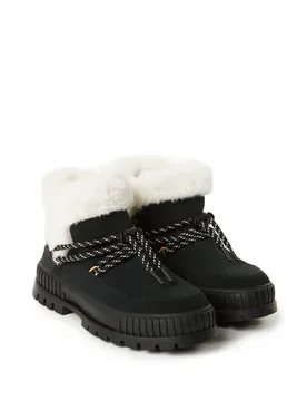 Palladium Boots fourrées en cuir - Palladium - FashionsVida