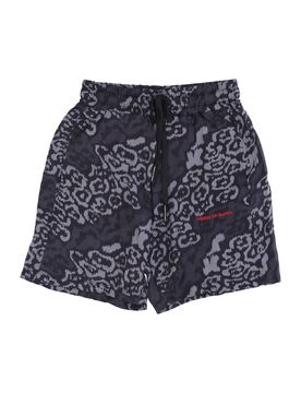 Pantaloncino Uomo Allover Leopard Shorts Black