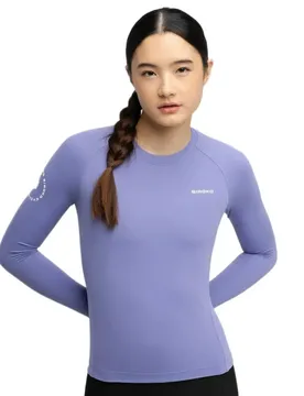 Maglia A Maniche Lunghe M9 Scanuppia Purple