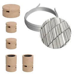 Cables Kit D´éclairage Wiggle Filé System Ecc37 5 M 5 Unités Brown / Black / White One Size