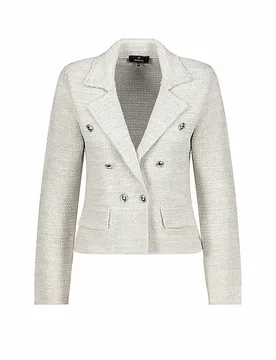 Monari Blazer in jersey beige 38 - monari - FashionsVida
