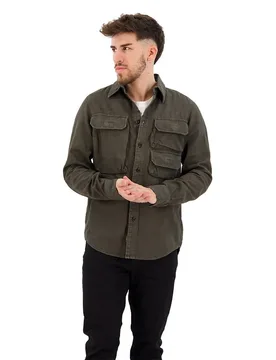Camicia A Maniche Lunghe Container Pocket Regular Cloack Gd S - G-Star - FashionsVida
