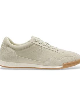 Para hombre. 50563598 Zapatillas de piel Nitan Lowp (40), Plano, Ante, Cordones, Casual