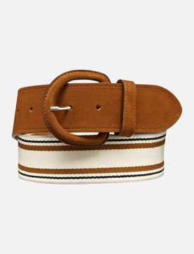 Accessoires Belt Dame Beige/cognac 85 Beige/cognac