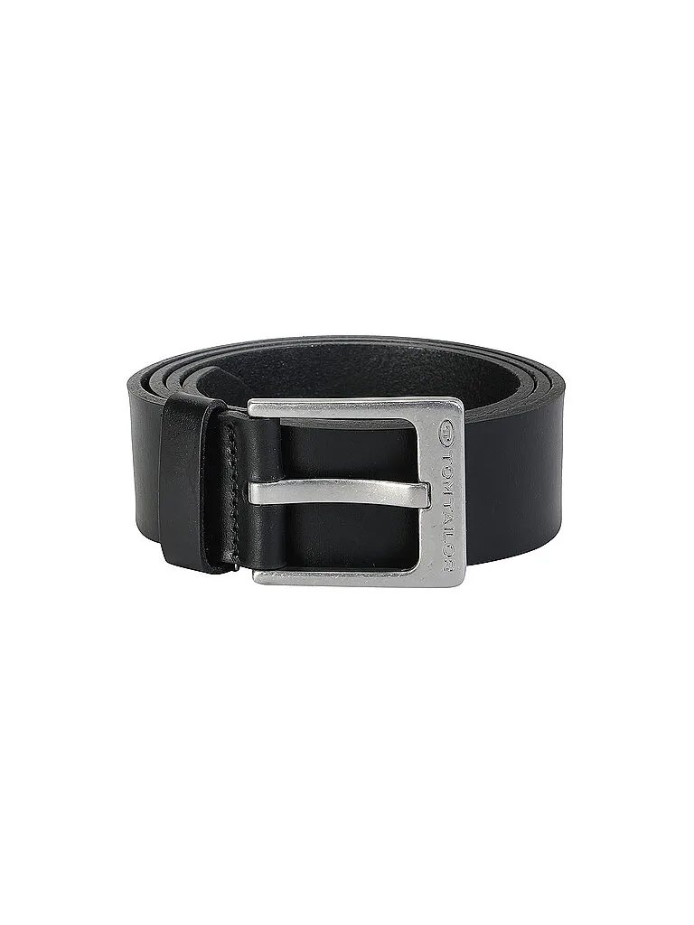 Cinturón de cuero TTCALVIN negro 100 - Tom tailor - FashionsVida