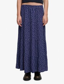 Para mujer. W7210425A Falda Maxi Tier (S), Casual, Viscosa