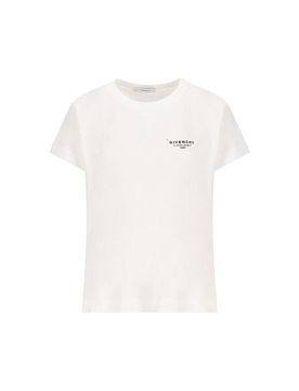 T-shirt in Cotton with Stamp Print