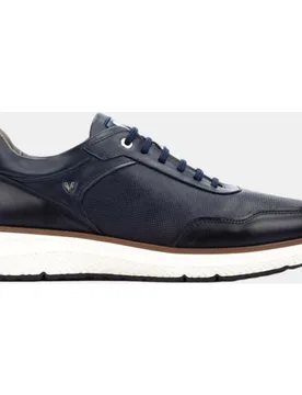 Zapatillas de hombre de piel en color Marrón - Martinelli - FashionsVida