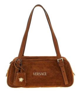Borsa a tracolla con etichetta