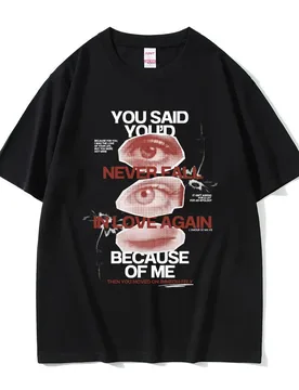 L'amour De Ma Vie Hit Me Hard and Soft Graphic T-shirts Men Women Hip Hop Oversized Tshirt Men's Fashion Art Aesthetic T Shrts - Aliexpress - FashionsVida