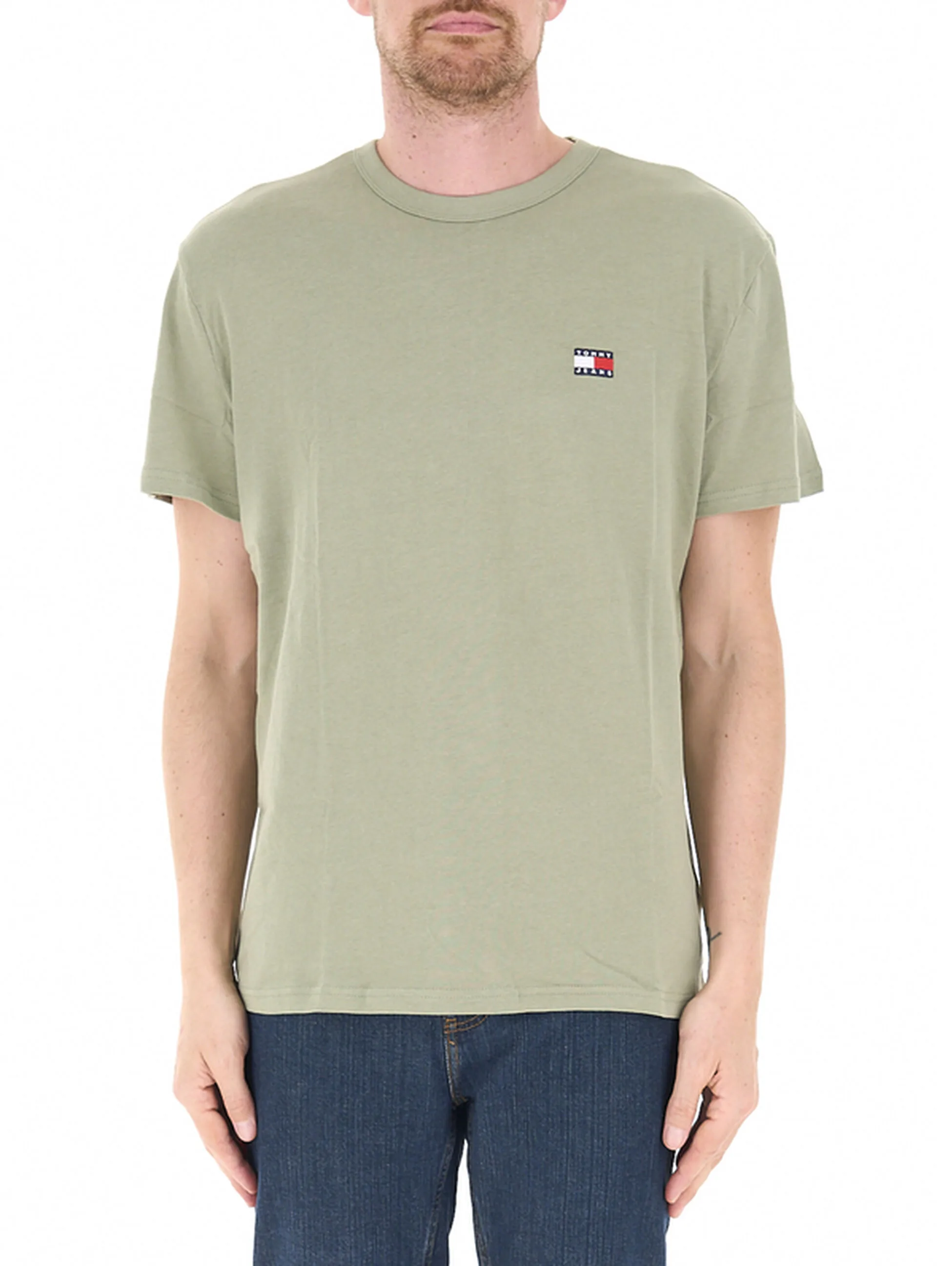 T-shirt girocollo VERDE MILITARE M - Tommy hilfiger - FashionsVida