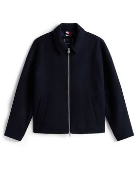 Chaqueta de lana azul XXL