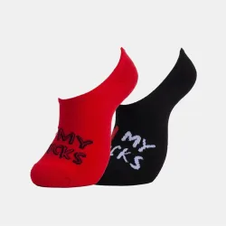 Pack de 2 pares de calcetines pinkies I Love Chuch Ultra Low Mfc