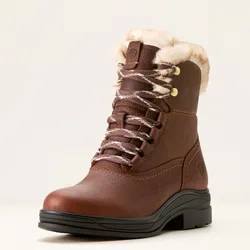 Damen Stiefeletten HARPER Sherpa H²O dark brown 38,5