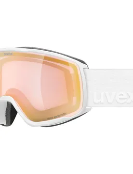 Lunettes De Ski Photochromiques Victorious Small V White Matt Variomatic Rose-Clear/CAT1-3 Homme