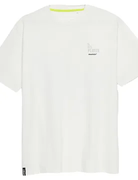 Maglietta A Maniche Corte Oversize Gamer Streetwear Off White S - MUNICH - FashionsVida