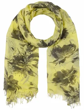 Rivona Flower Women´s Scarf - yellow - Damen - Size: One Size - Hatshopping.co.uk - FashionsVida