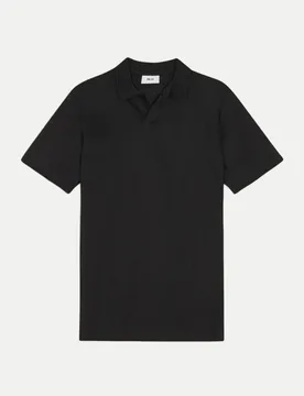 NN.07 Poloshirt Paul Schwarz L - NN.07 - FashionsVida