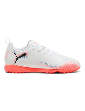Scarpe da calcetto bianche con suola turf Future 8 Play TT Jr 32