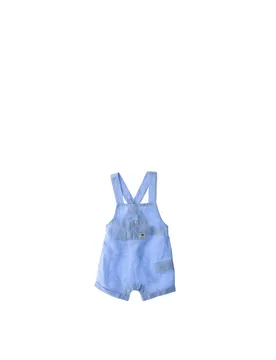 Salopette corta NURSERY AZZURRO CHIARO 9M - iDO - FashionsVida