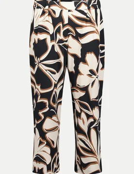 Verkürzte Relaxed-Fit Hose Mehrfarbig 38 - Betty barclay - FashionsVida