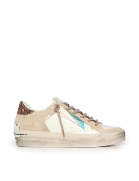 Sneaker Sk8 Deluxe in pelle con zeppa