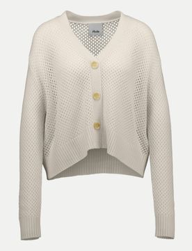 Cardigan mit V-Ausschnitt Beige S