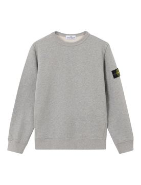 Stone Island Junior Felpa Con Logo