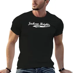 Jackson Heights Queens NY product Retro Queens Vintage T-Shirt Plus Size Solid Color T-Shirt