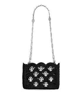 Borsa Nano 1969 In Rafia Ricamata