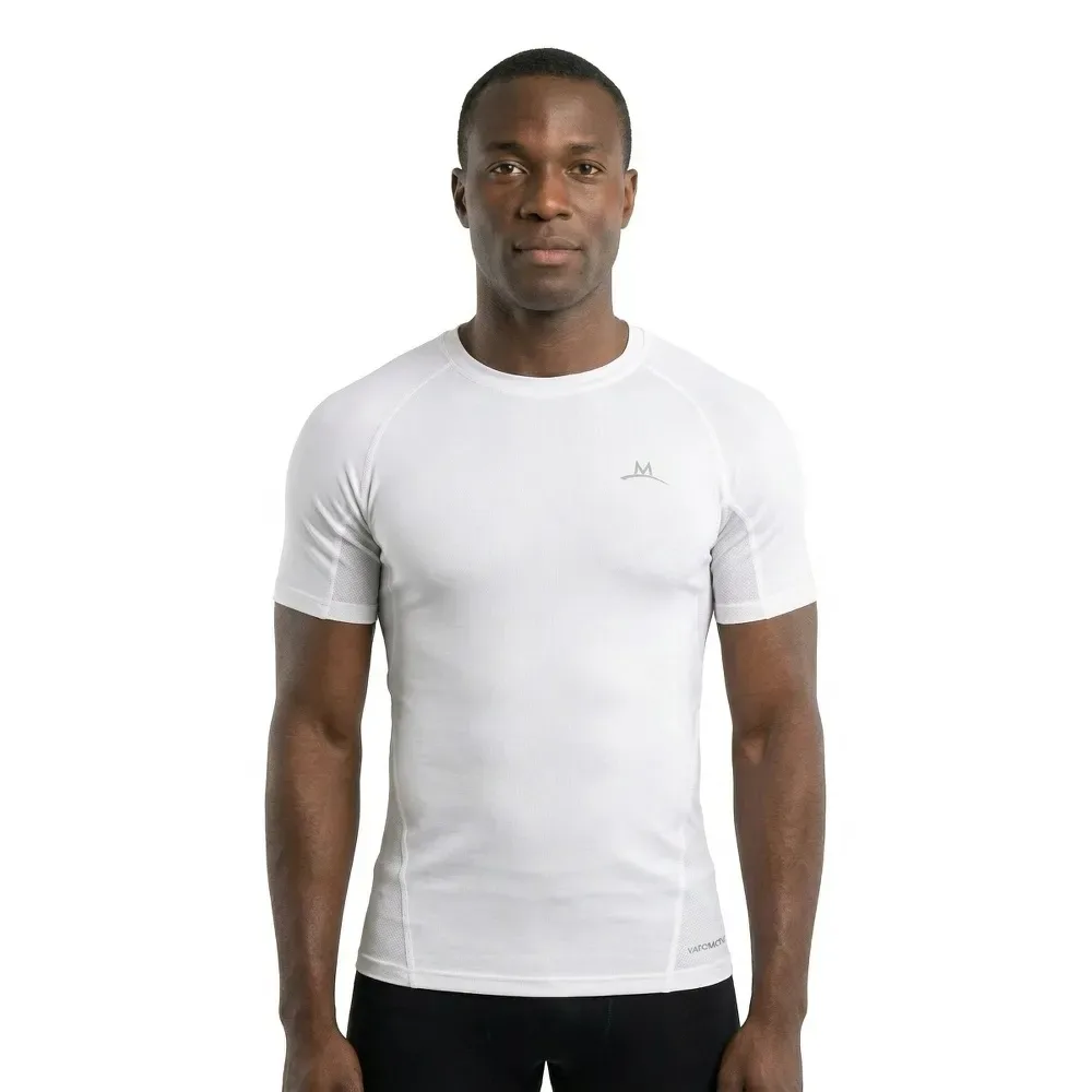 Maglietta A Maniche Corte Performance White M - Mission - FashionsVida