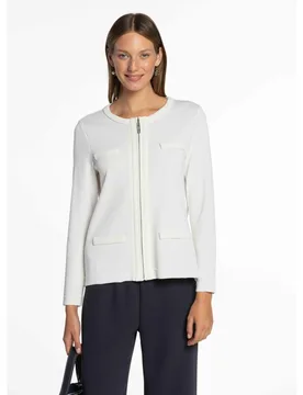 Chaqueta de mujer de punto con cremallera - Naulover - FashionsVida