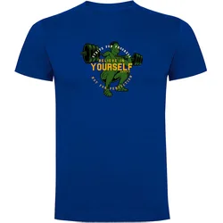 T-shirt à Manches Courtes Believe Royal Blue L