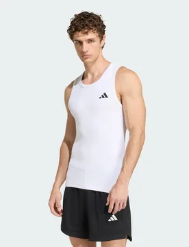 Canotta da allenamento a coste PrimeLift Essentials M White - Adidas - FashionsVida