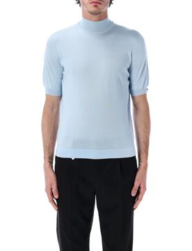 Slim-Fit Mock Turtleneck Sweater - Size 48
