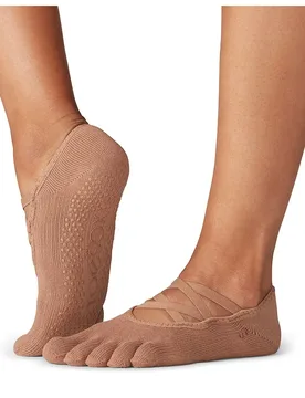 Chaussettes Courtes Grip Full Toe Elle Natural EU 39-42 1/2 - ToeSox - FashionsVida