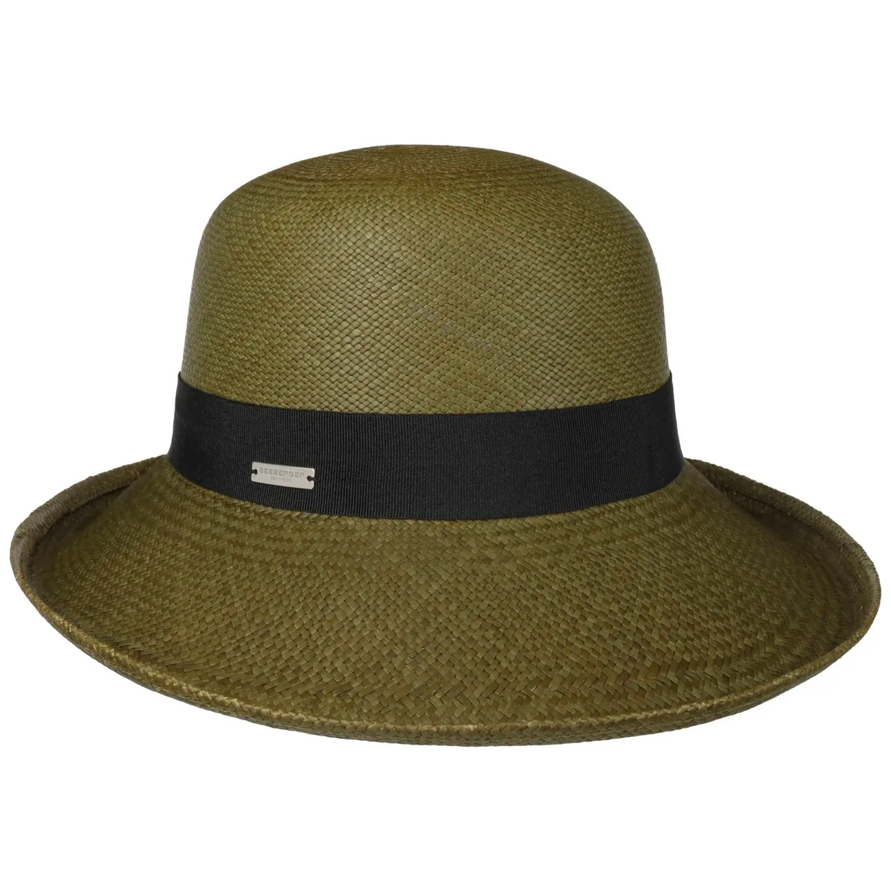 Disuna Panama Hat by - olive - Unisex - Size: One Size - Seeberger - FashionsVida